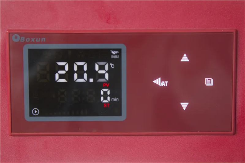 Control panel of sterilizer